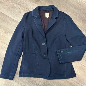 White Stuff Women's Navy Blazer UK12 US8